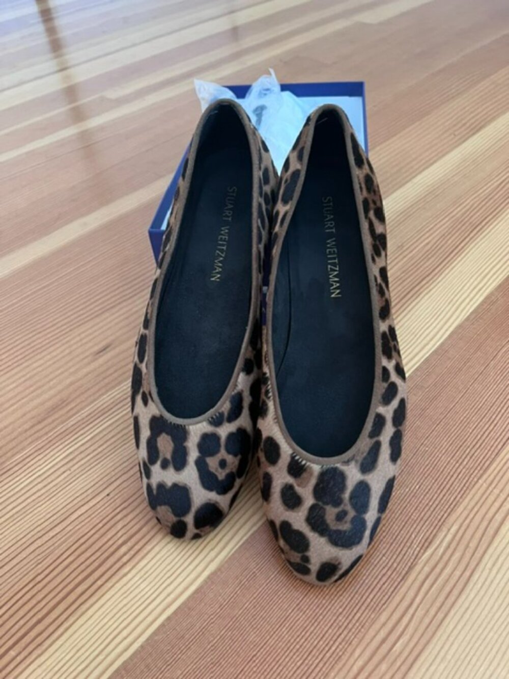 Stuart Weitzman Chicpearl Leopard Flat- Sz 9!!